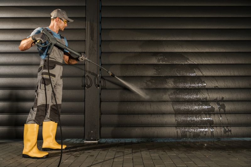 Carport Power Washing detail