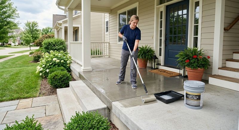 Stamped Concrete Sealing in Redmond, WA